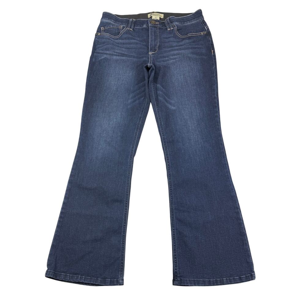 DEMOCRACY Ab Technology High Rise Itty Bitty Bootcut Jean Size 12 - Picture 2 of 5